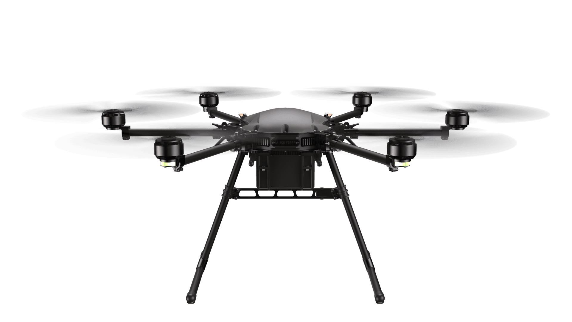 Osprey Heavy drone with rotors open